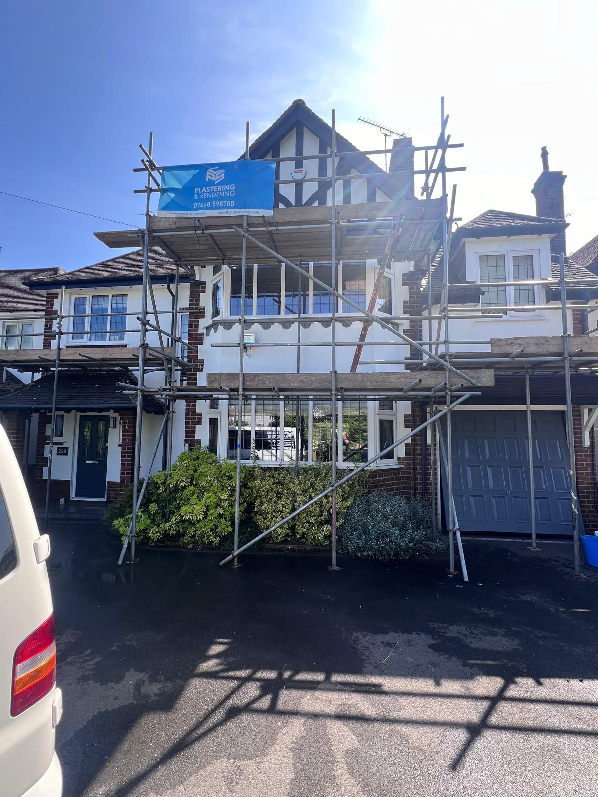 Full silicone render in Kenilworth