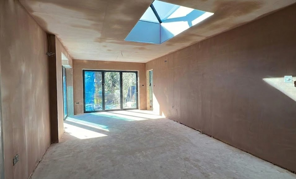 Featured internal plastering job &mdash; finished room in fresh skim